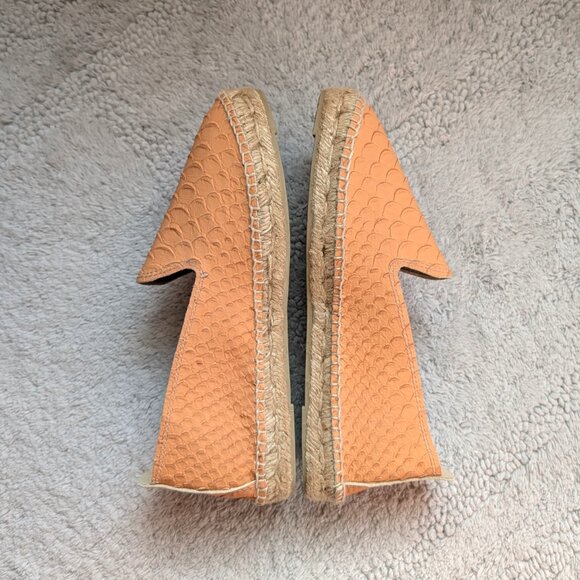 NWT Manebi Amazonia Embossed Leather Espadrilles in Pastel Rose (size: 6) - Picture 4 of 10